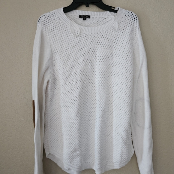 Lety & Me Sweaters - L White Lety and Me Sweater